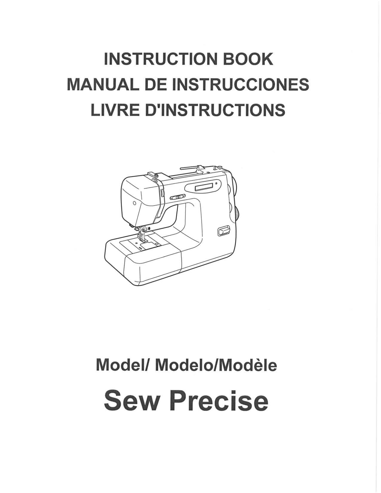 Janome SewPrecise Instruction Manual