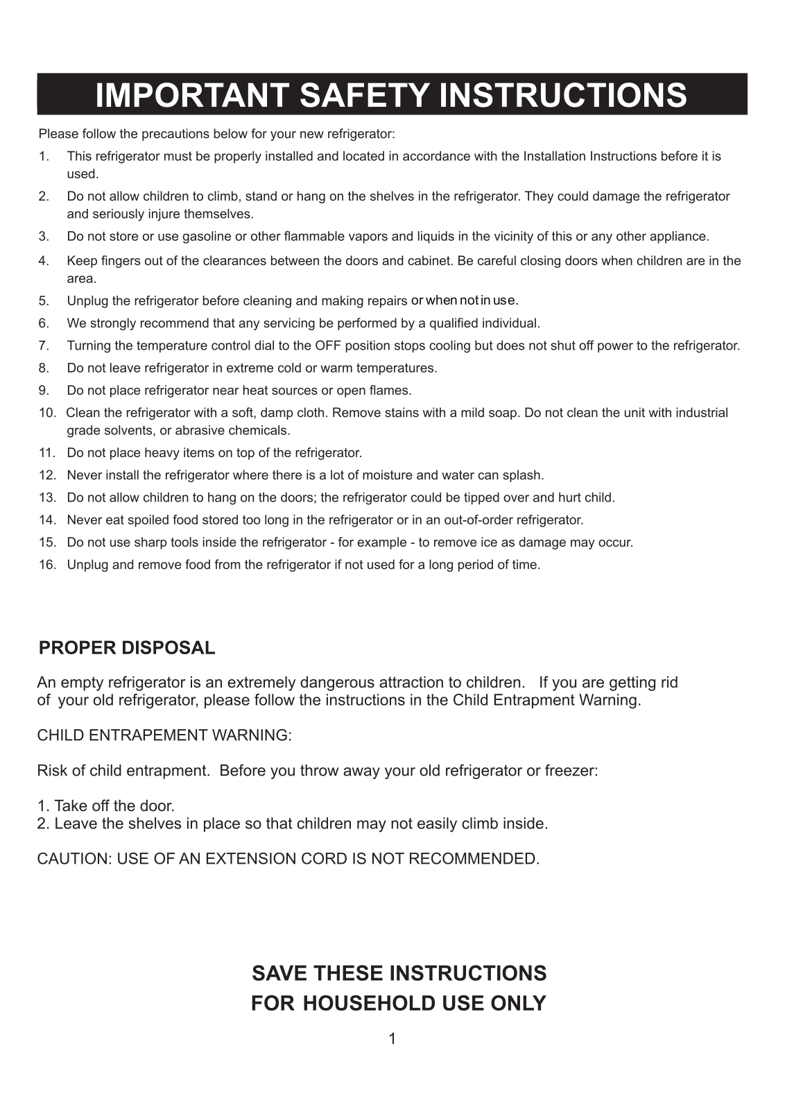 Emerson CR280 User Manual