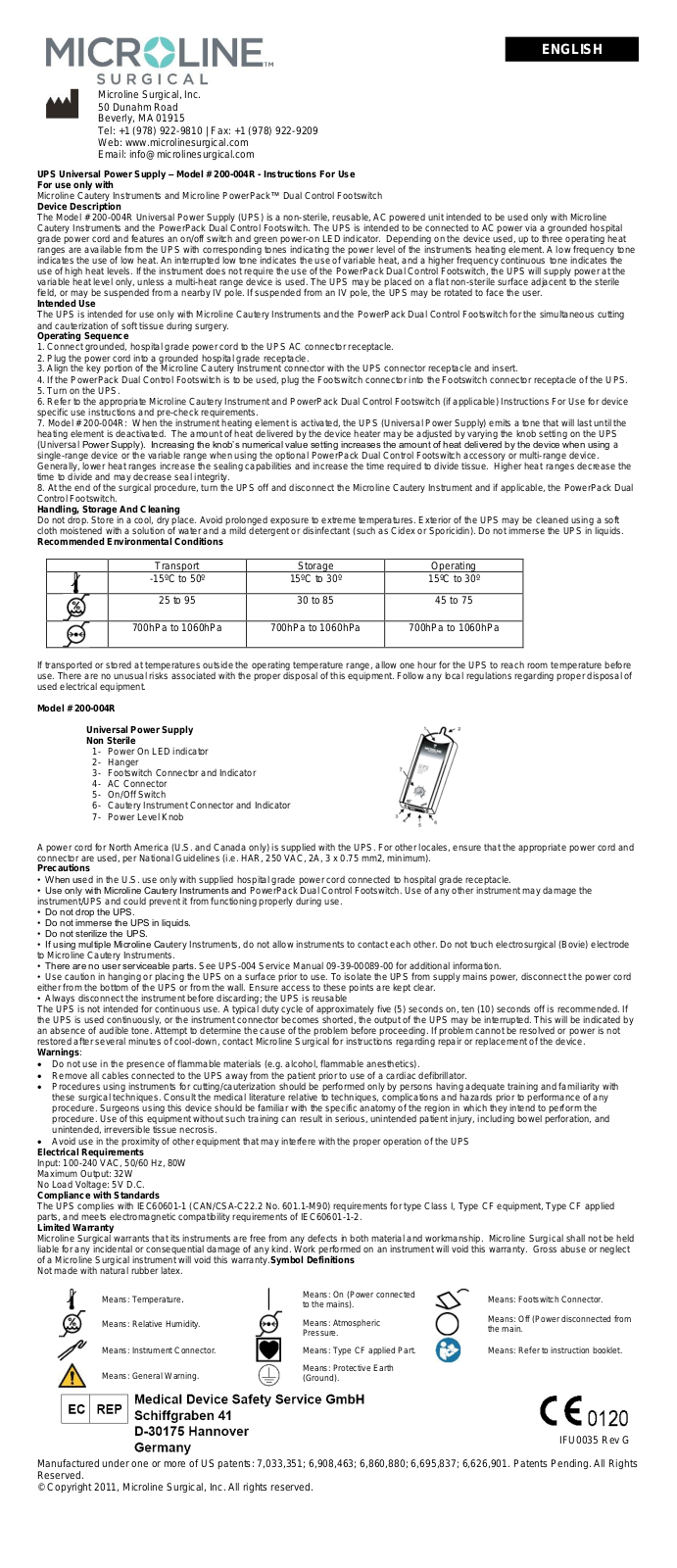 Microline 200-004R Instructions Manual - ManualMachine.com