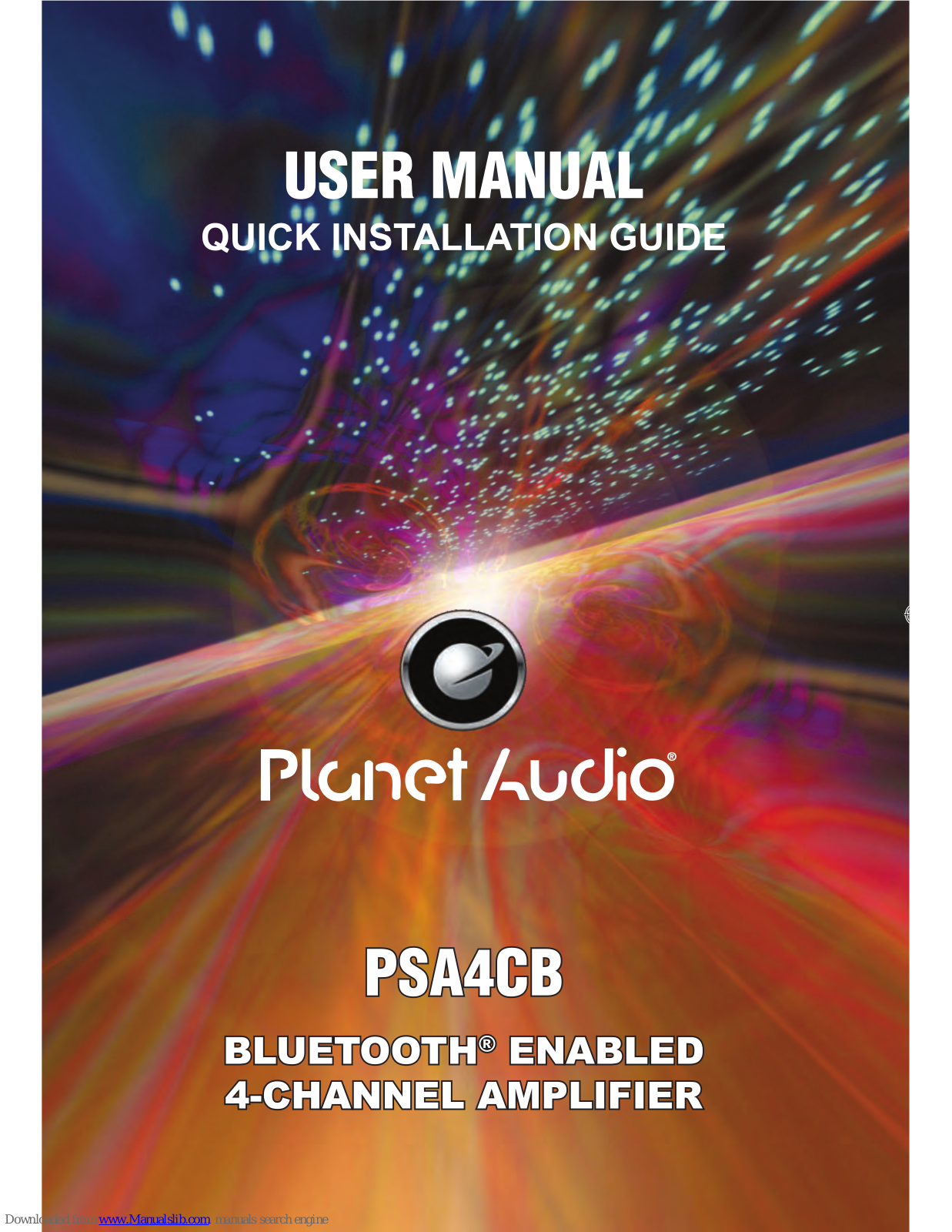 Planet Audio PSA4CB User Manual