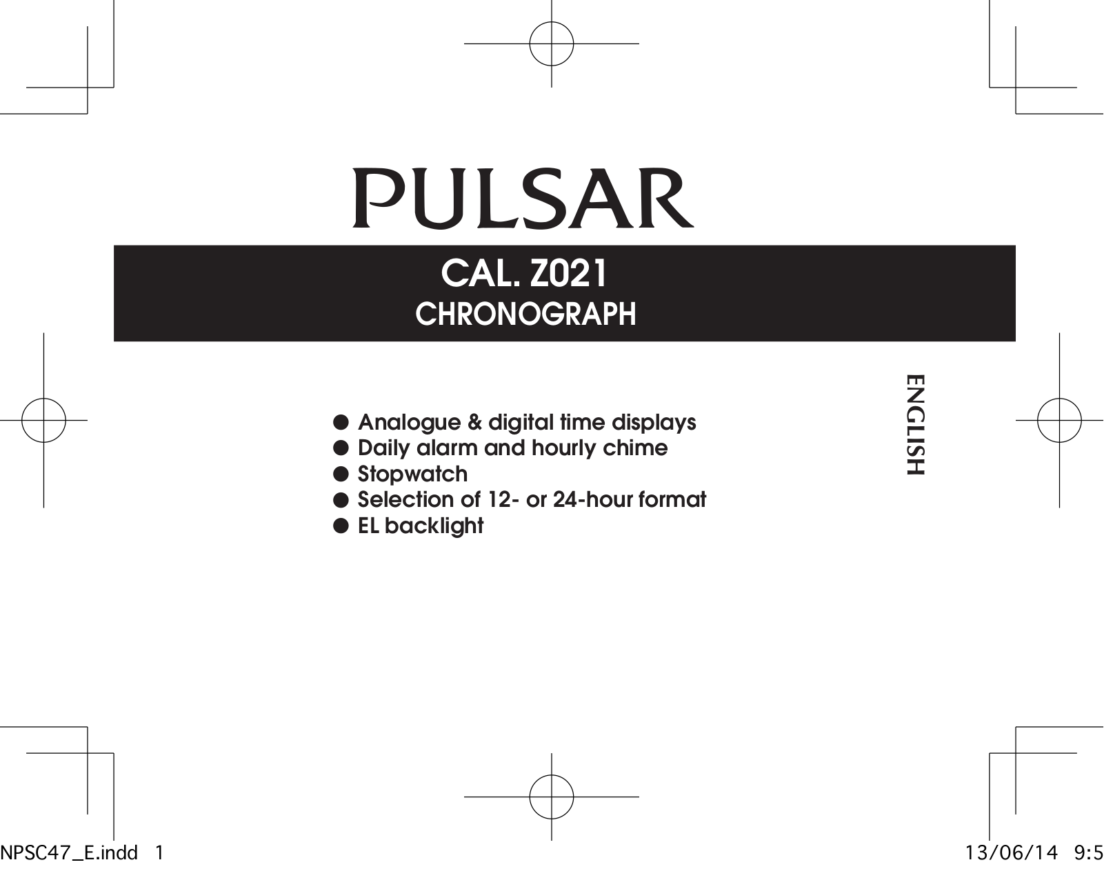 Pulsar PW6003X1, PW6007X1 Instruction manual