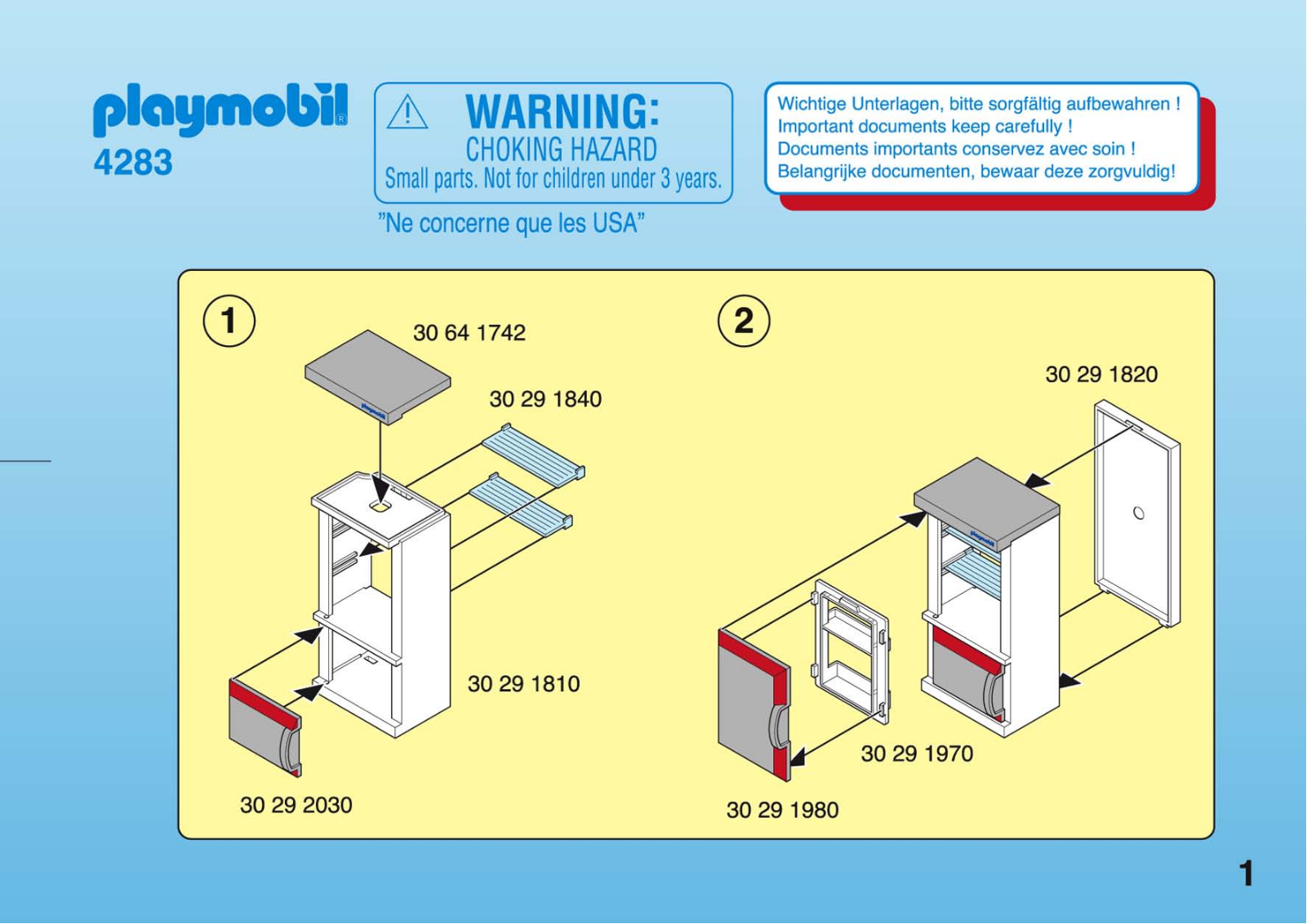 Playmobil 4283 Instructions