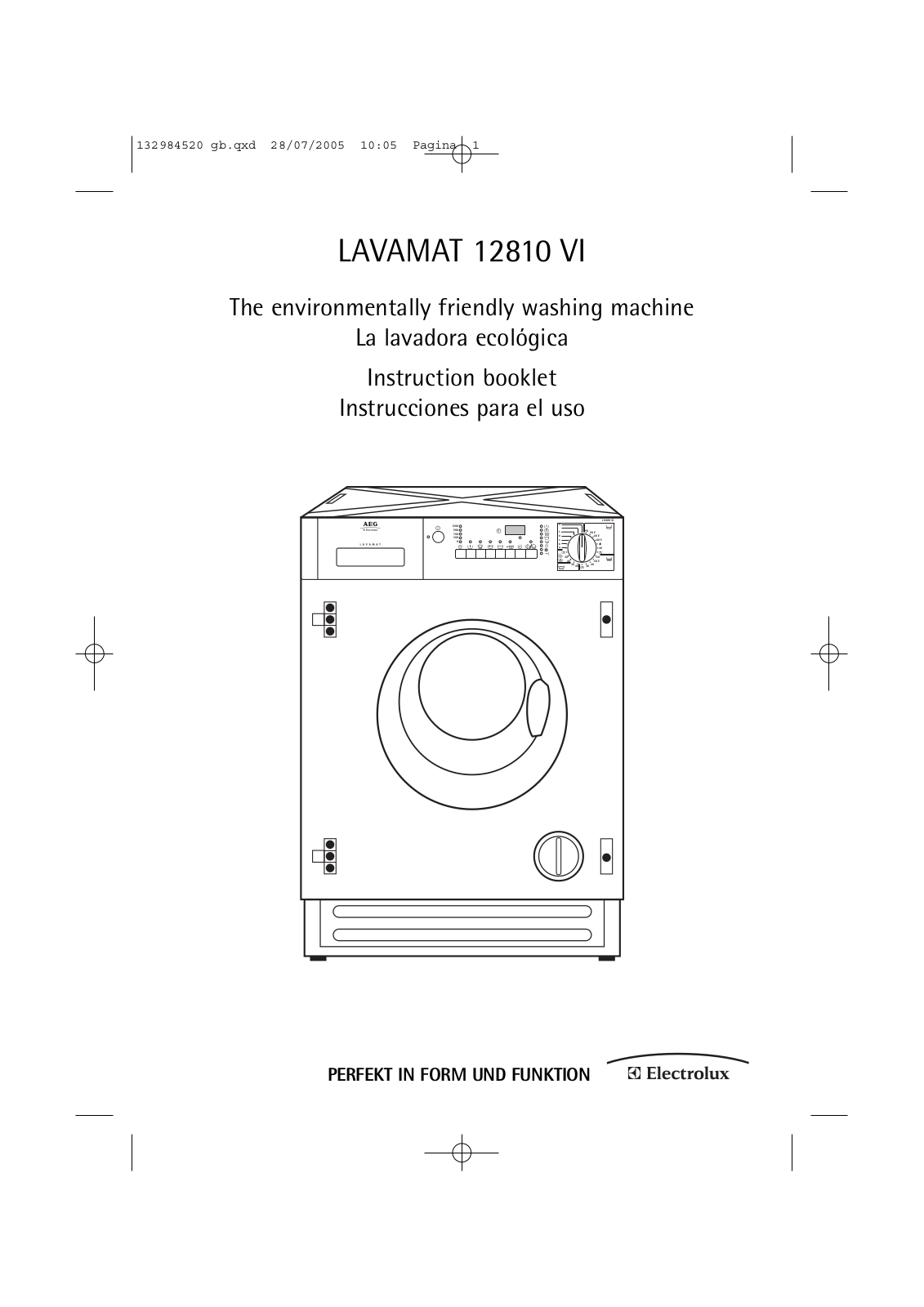 AEG LAVAMAT 12810 V User Manual