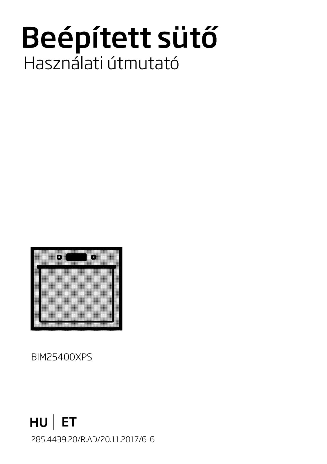 Beko BIM25400XPS User manual