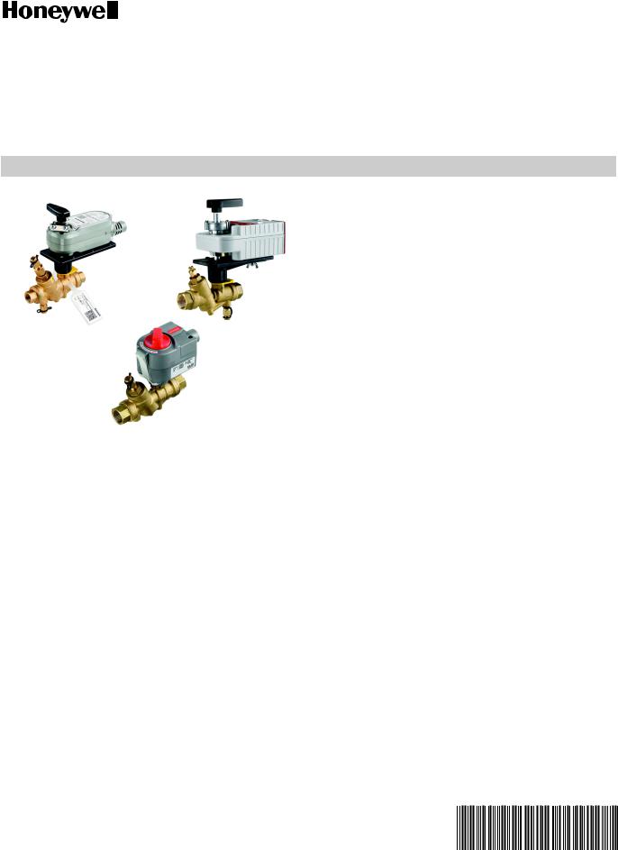 Honeywell VRN Pressure Independent Control Valves and Actuators Data Sheet