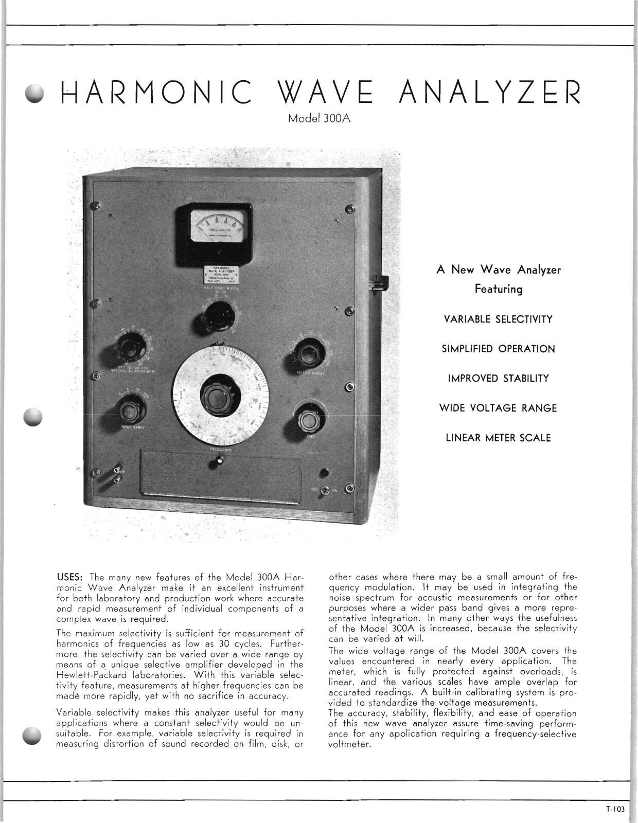 HP 300A Datasheet - ManualMachine.com