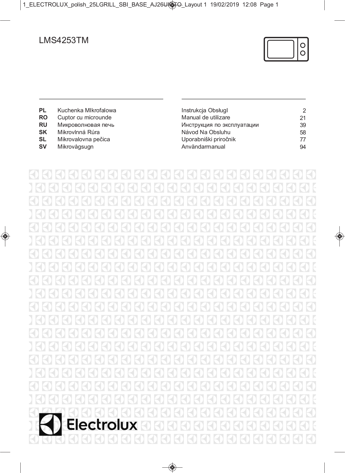 Electrolux LMS4253TMX User Manual