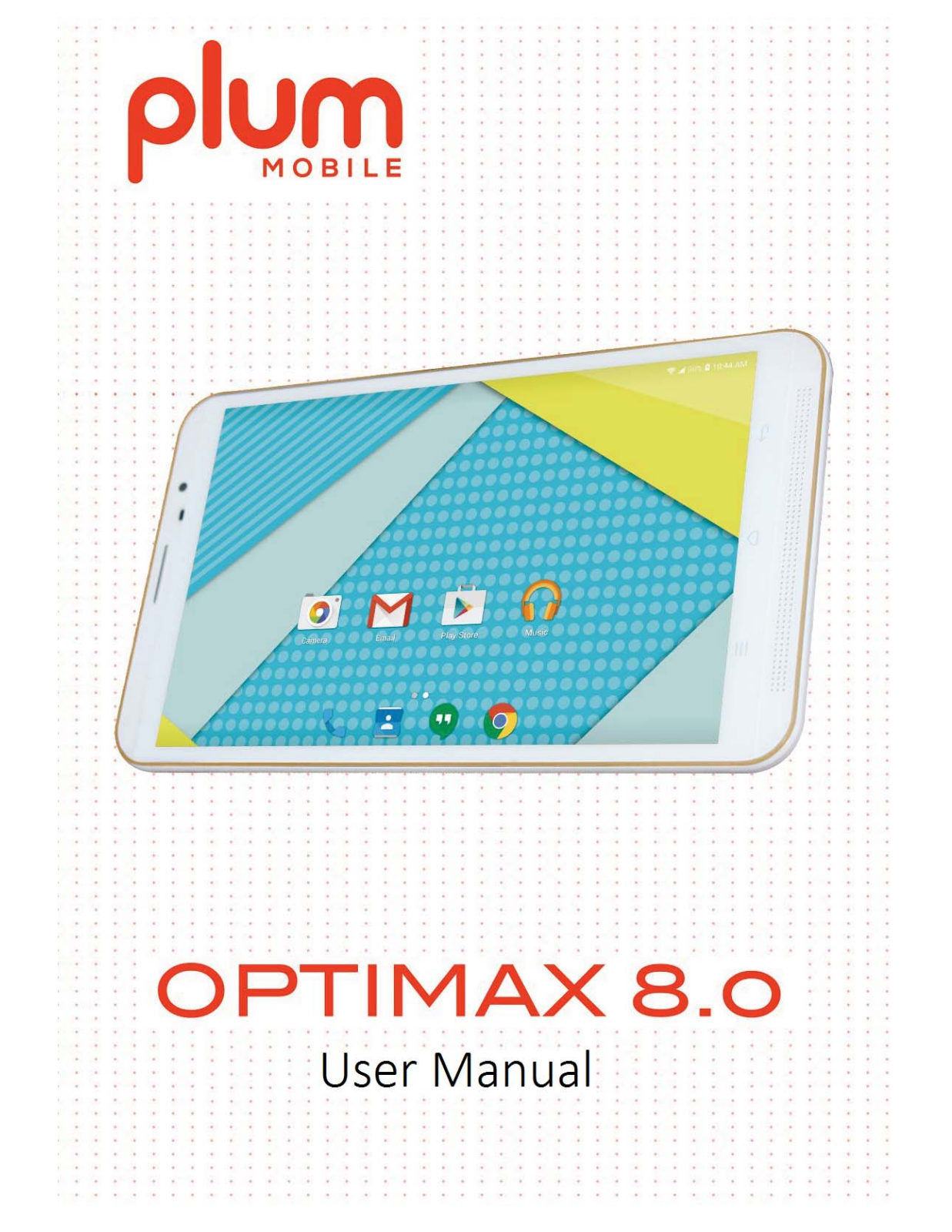 Plum Mobile Optimax 8.0 Instruction Manual