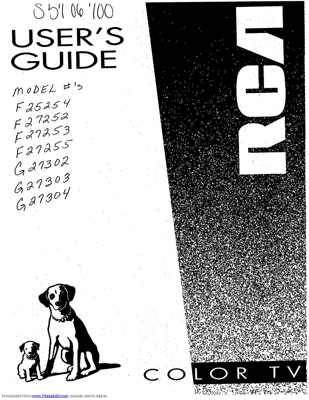 RCA F25254, F27255, F27253, F27252 User Manual - ManualMachine.com