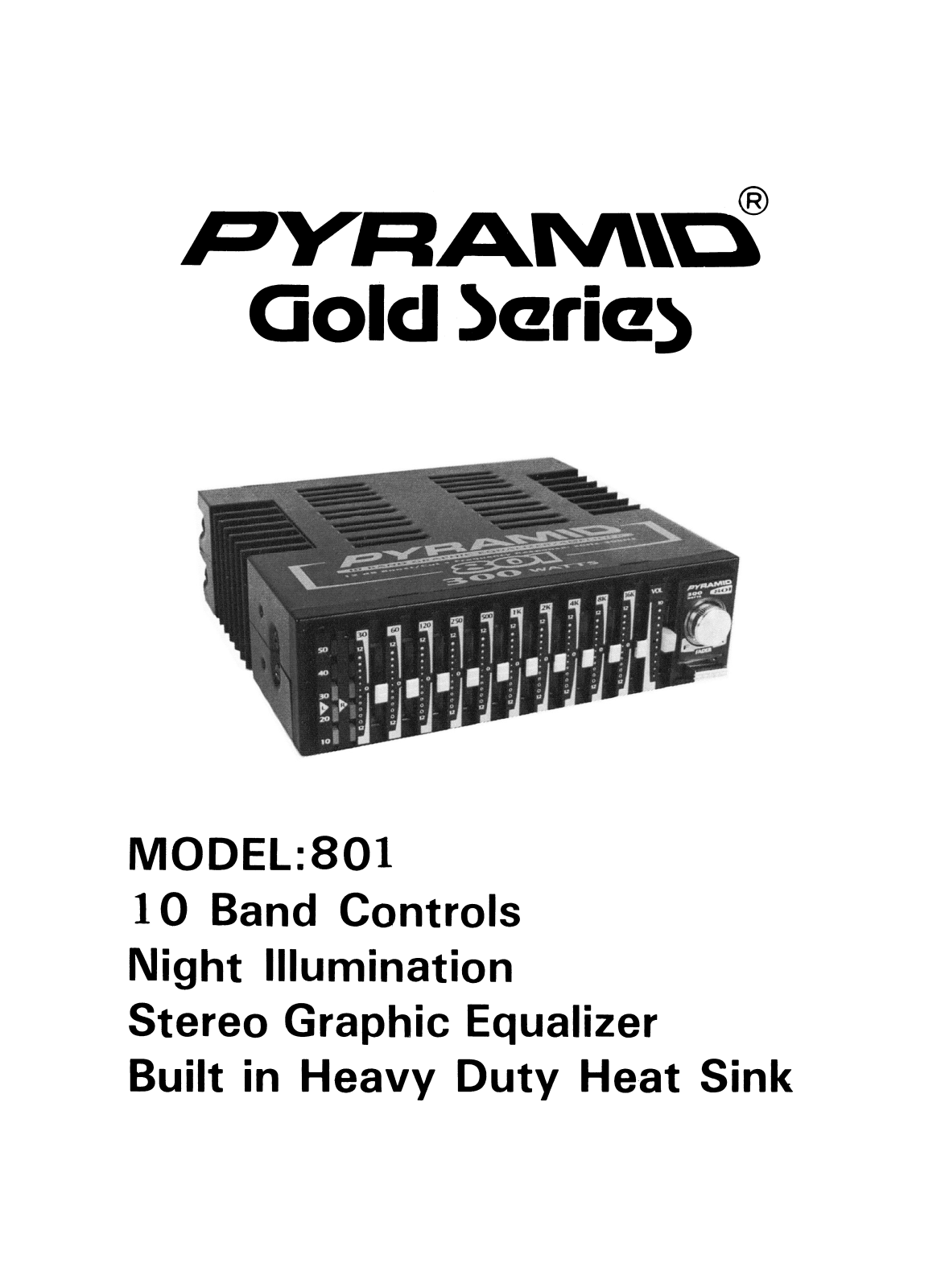 Pyramid 801 User Manual