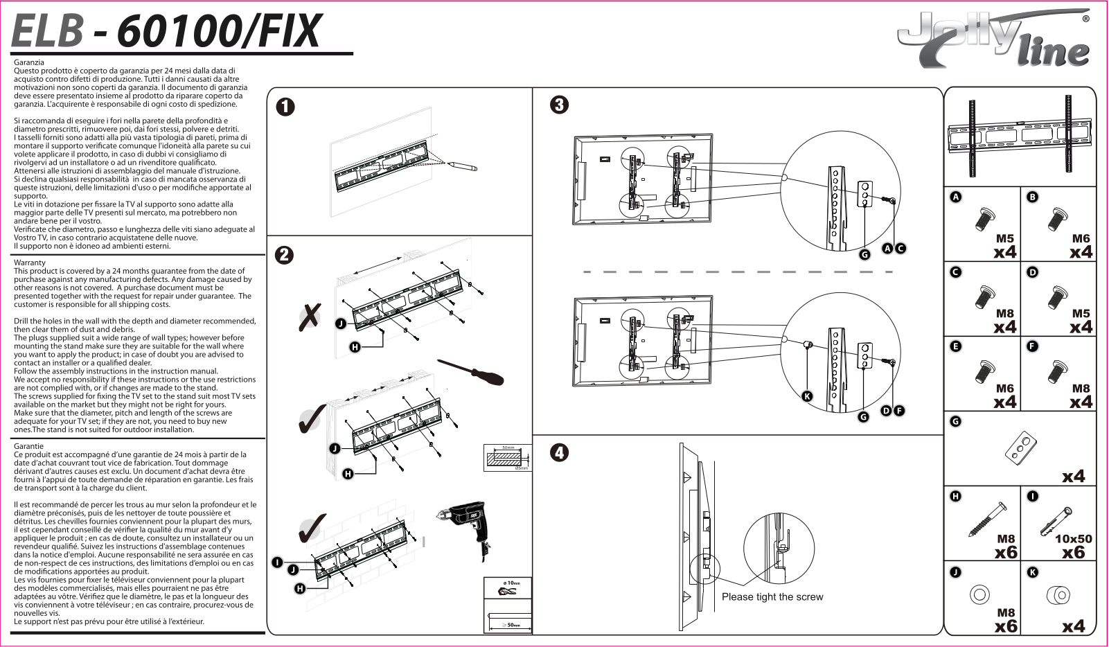 Jolly Line ELB-60100/FIX User guide - ManualMachine.com