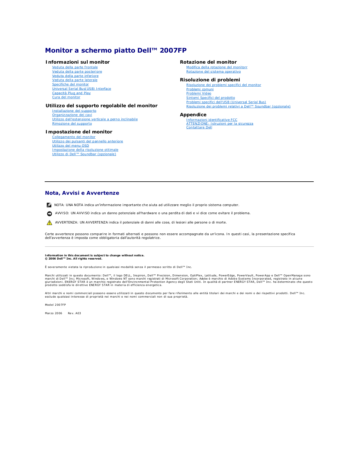 Dell 2007FP User Manual