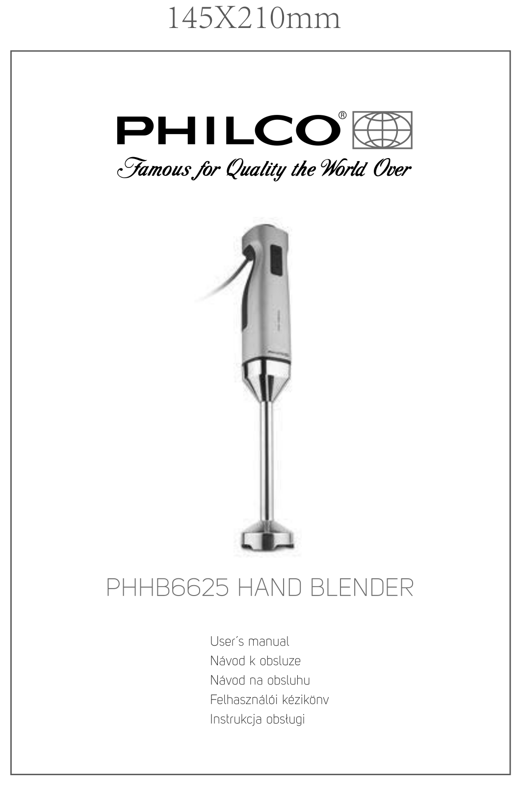 Philco PHHB 6625 User Manual