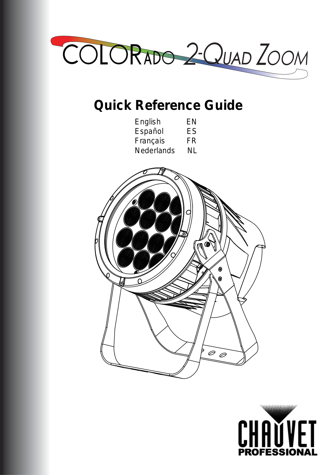 Chauvet Pro COLORado 2 Quad Zoom Quick Start Guide