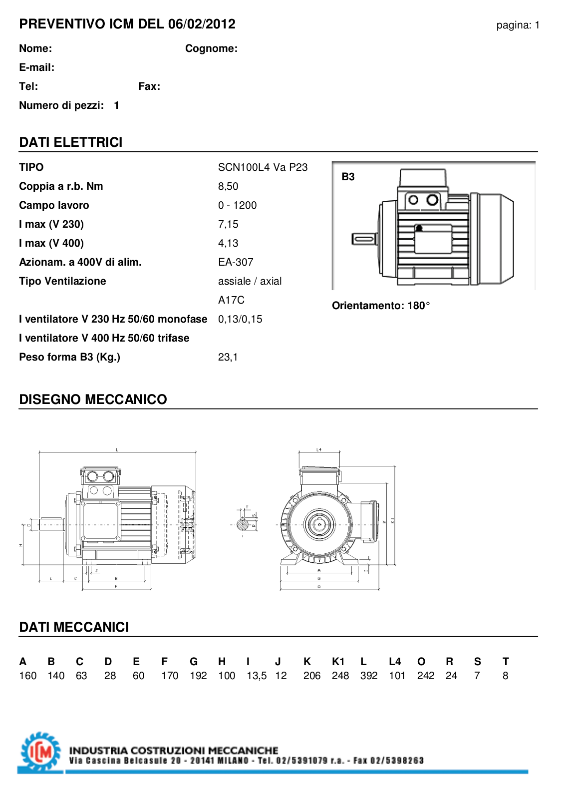 I.C.M. DEL technology data