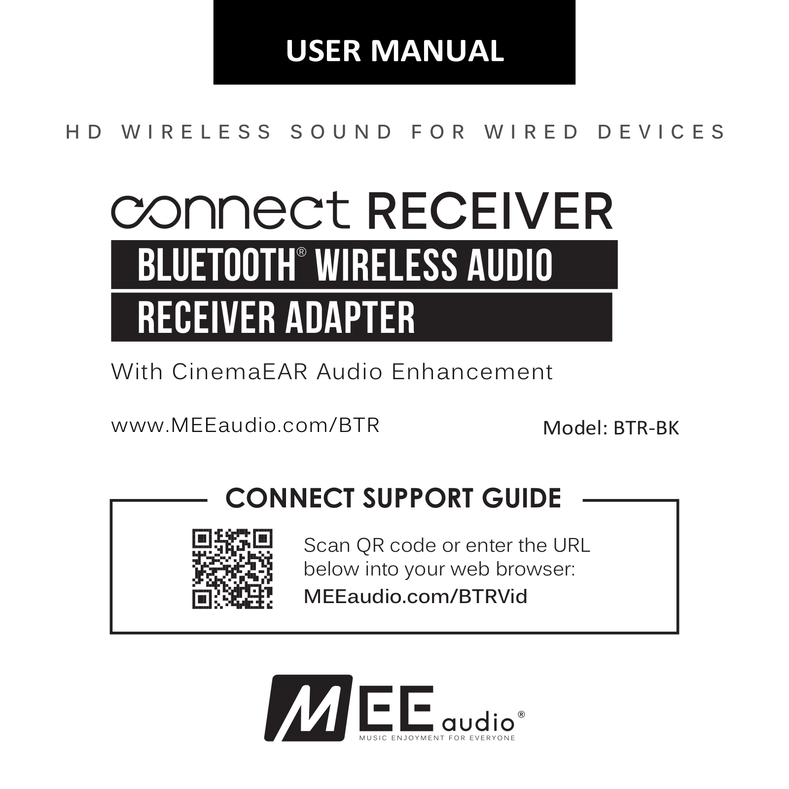 mee audio BTR-BK User Manual