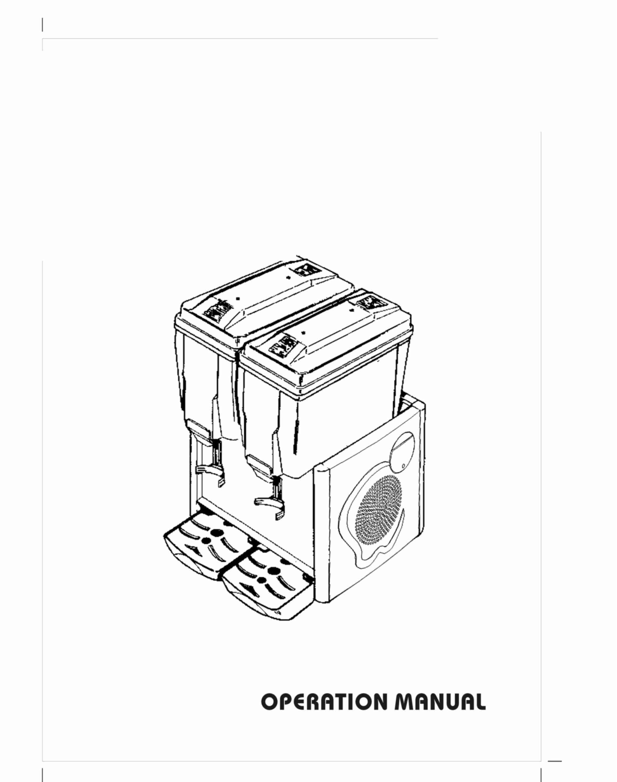 Omcan Food Machinery Corolla-1s Installation  Manual