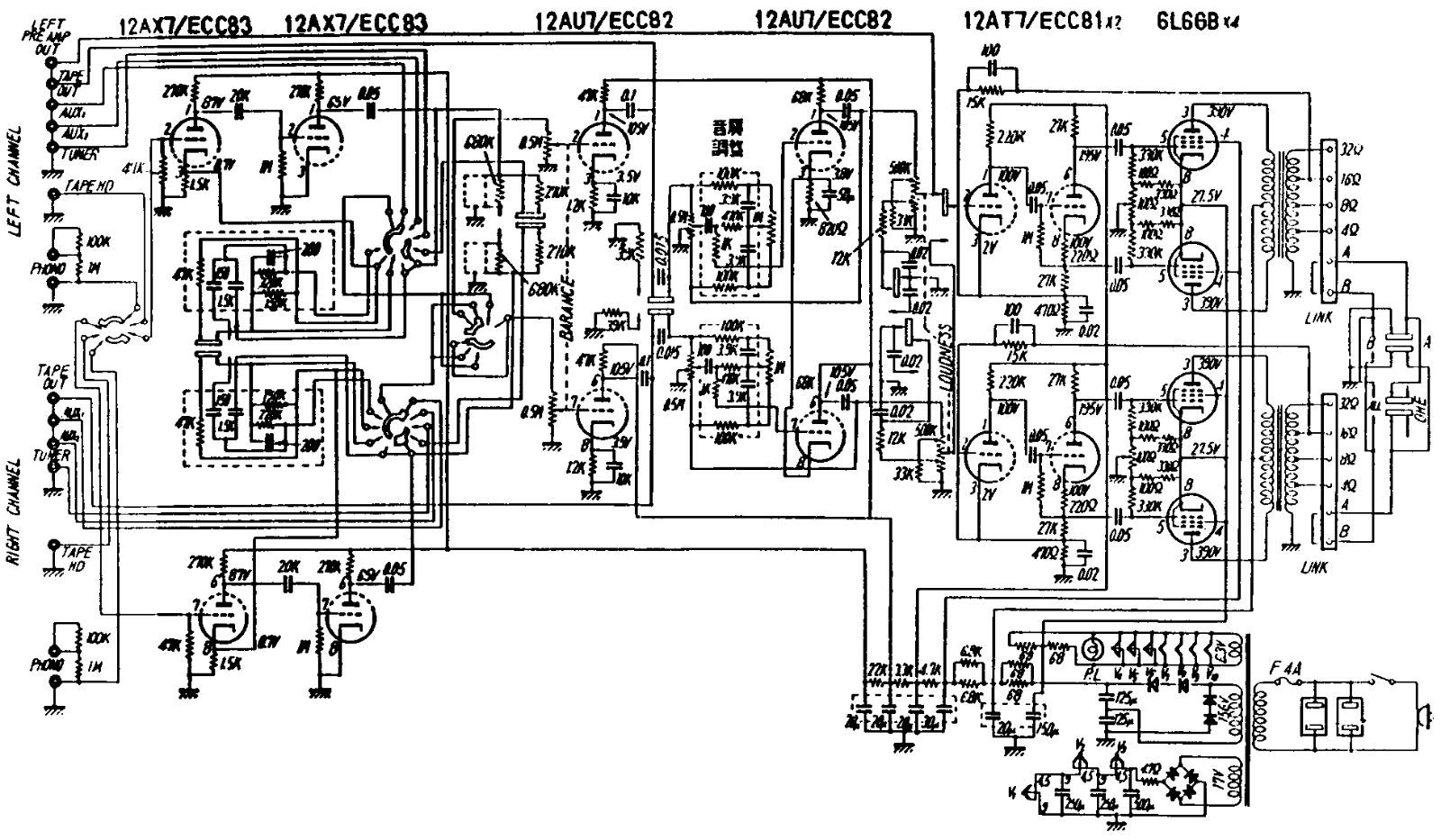 Harman Kardon a250 schematic