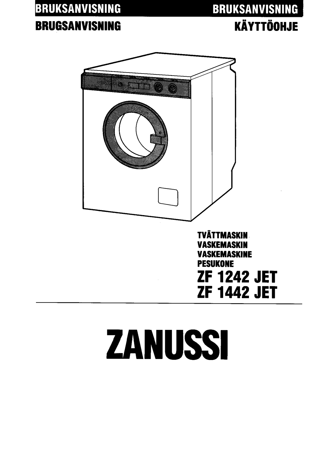 Zanussi ZF1442JET, ZF1242JET User Manual