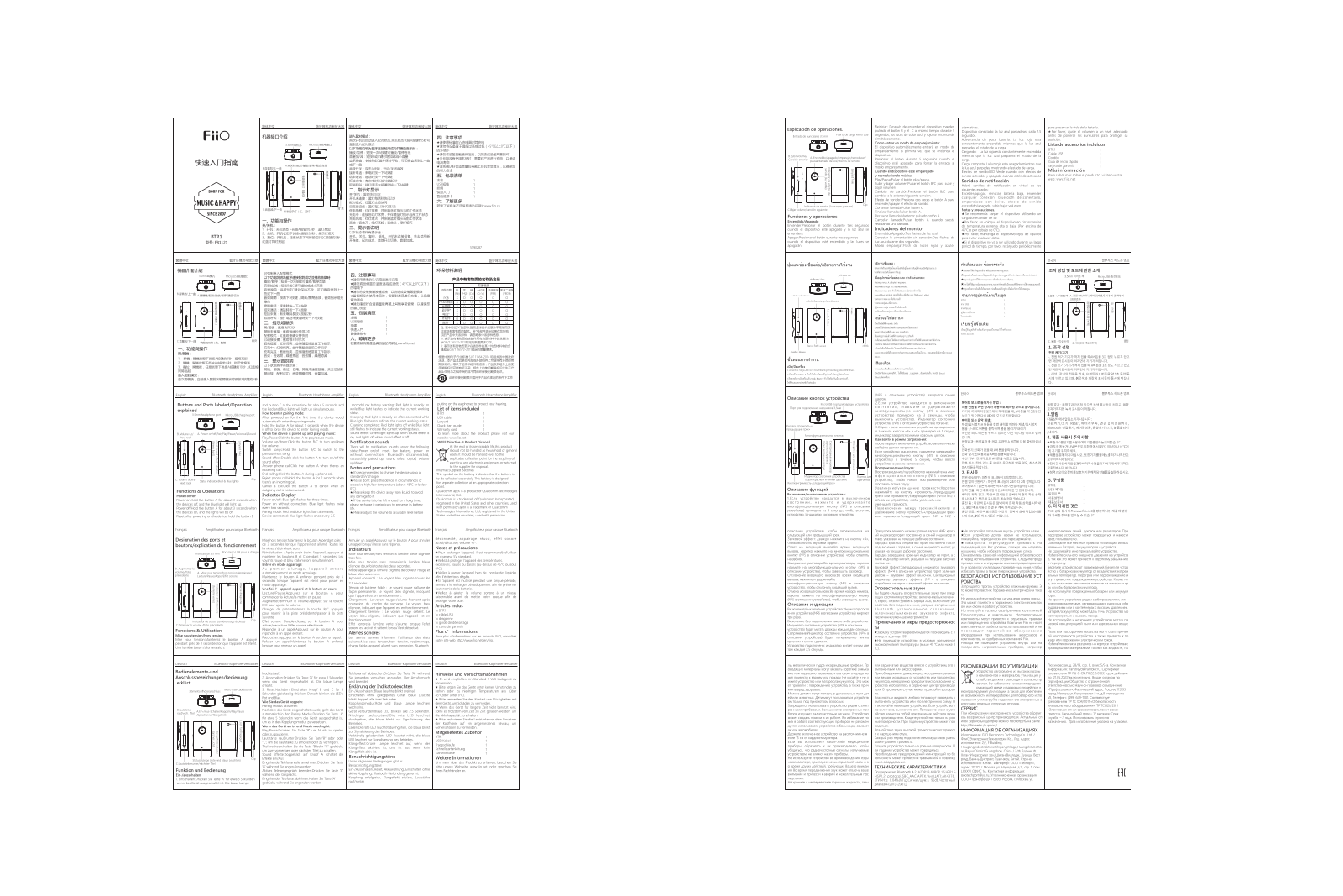 Fiio BTR1 User Manual - ManualMachine.com