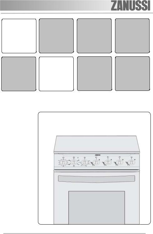 Zanussi ZCG563MW1 User Manual