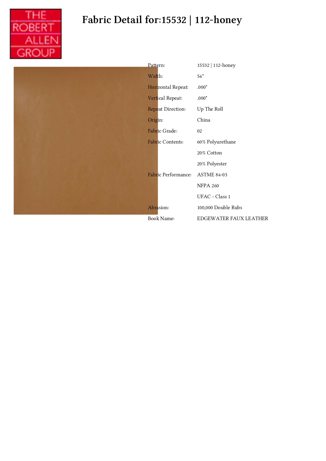 Duralee CRAL5125 Specifications - ManualMachine.com
