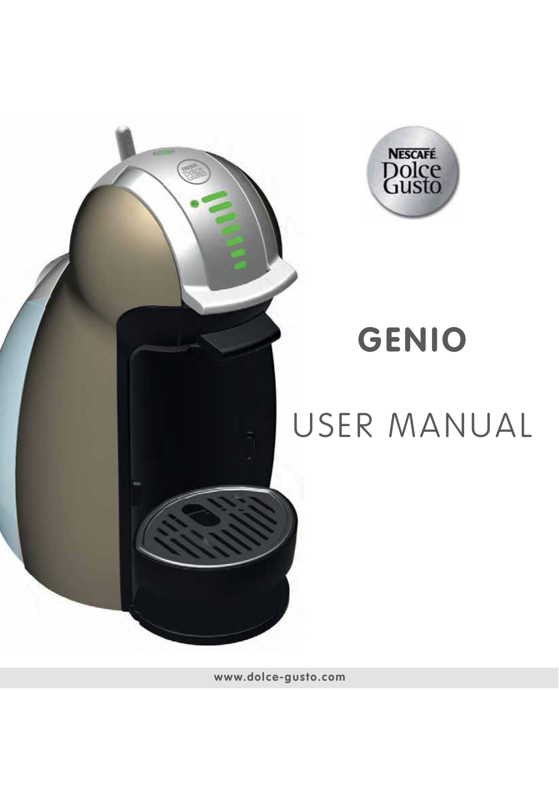 KRUPS Dolce Gusto Genio 2, KP160T40 User Guide