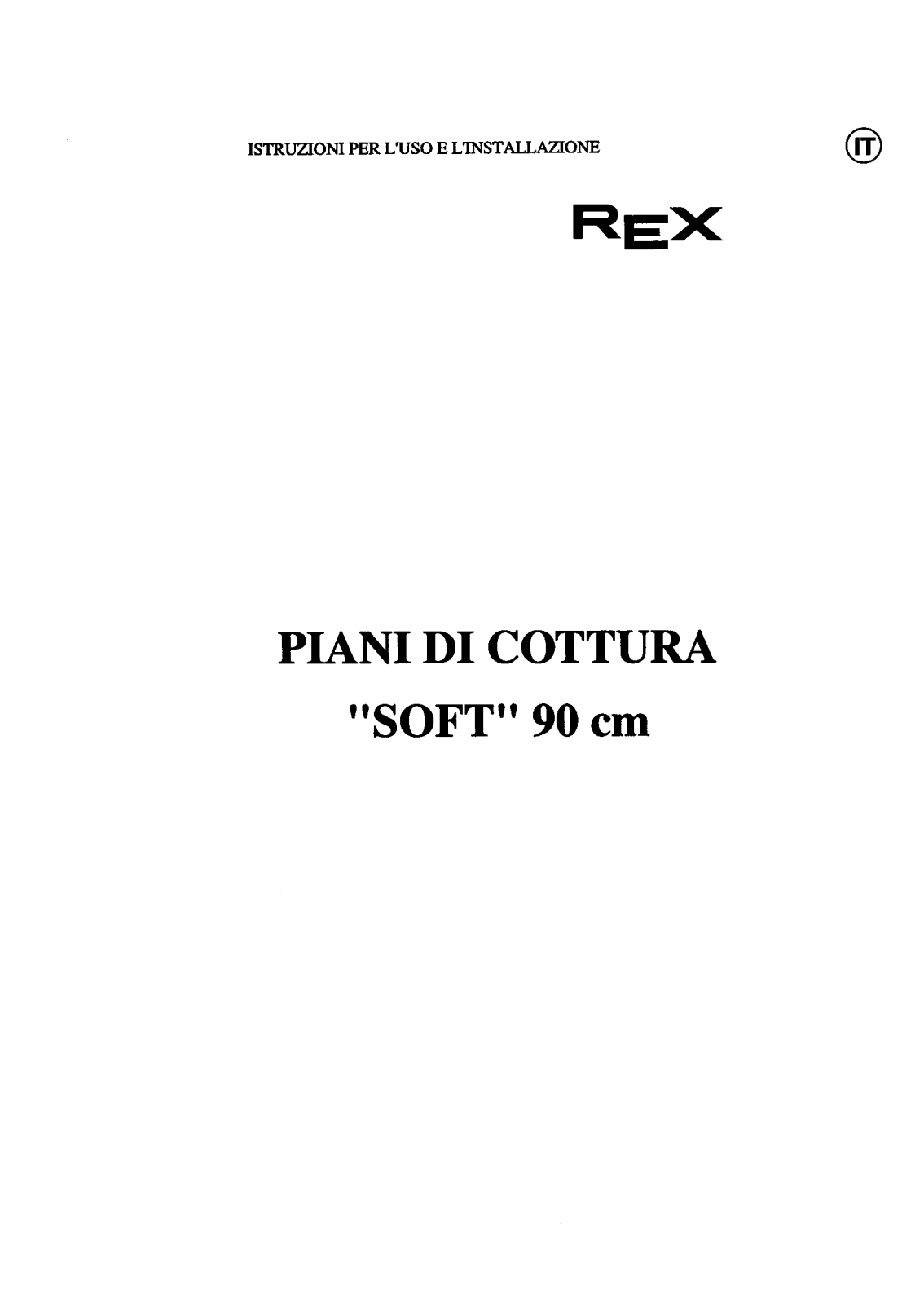 Rex PX95COV User Manual