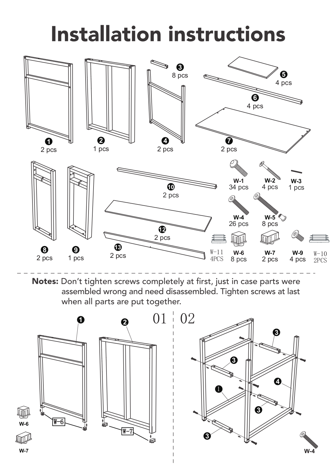 Inbox Zero W004309334 Installation & Assembly - ManualMachine.com