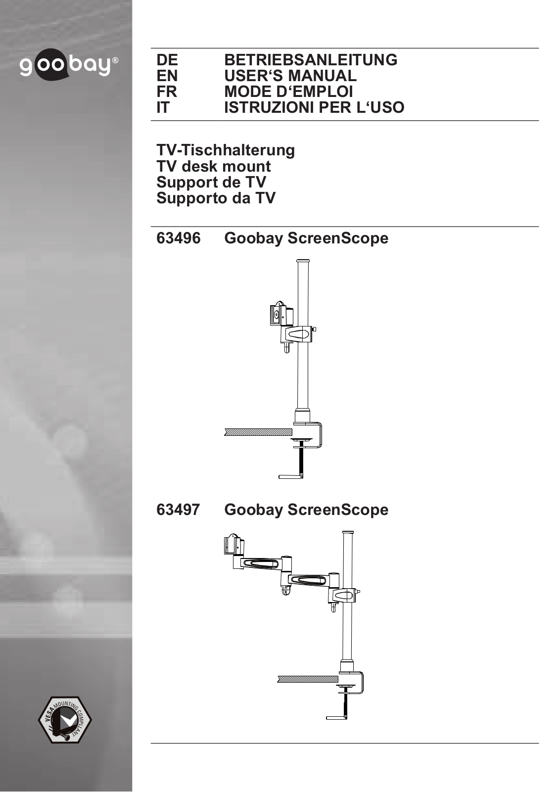 Goobay ScreenScope User Manual