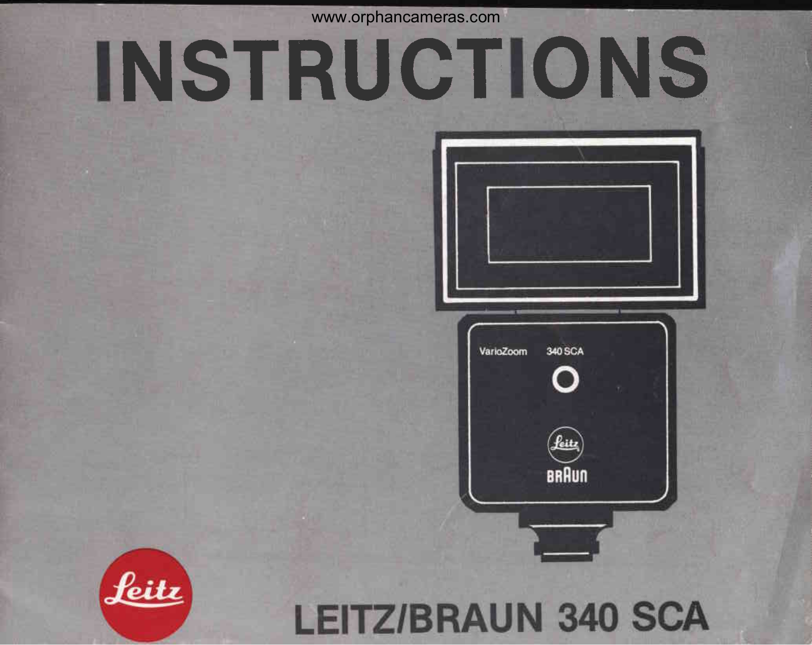 BRAUN VarioZoom 340 SCA User Manual