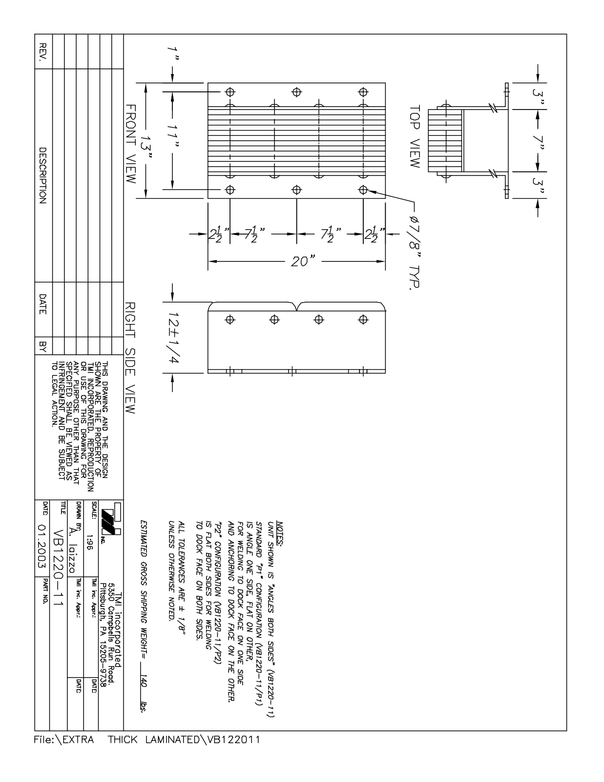 Tmi VB122011 User Manual