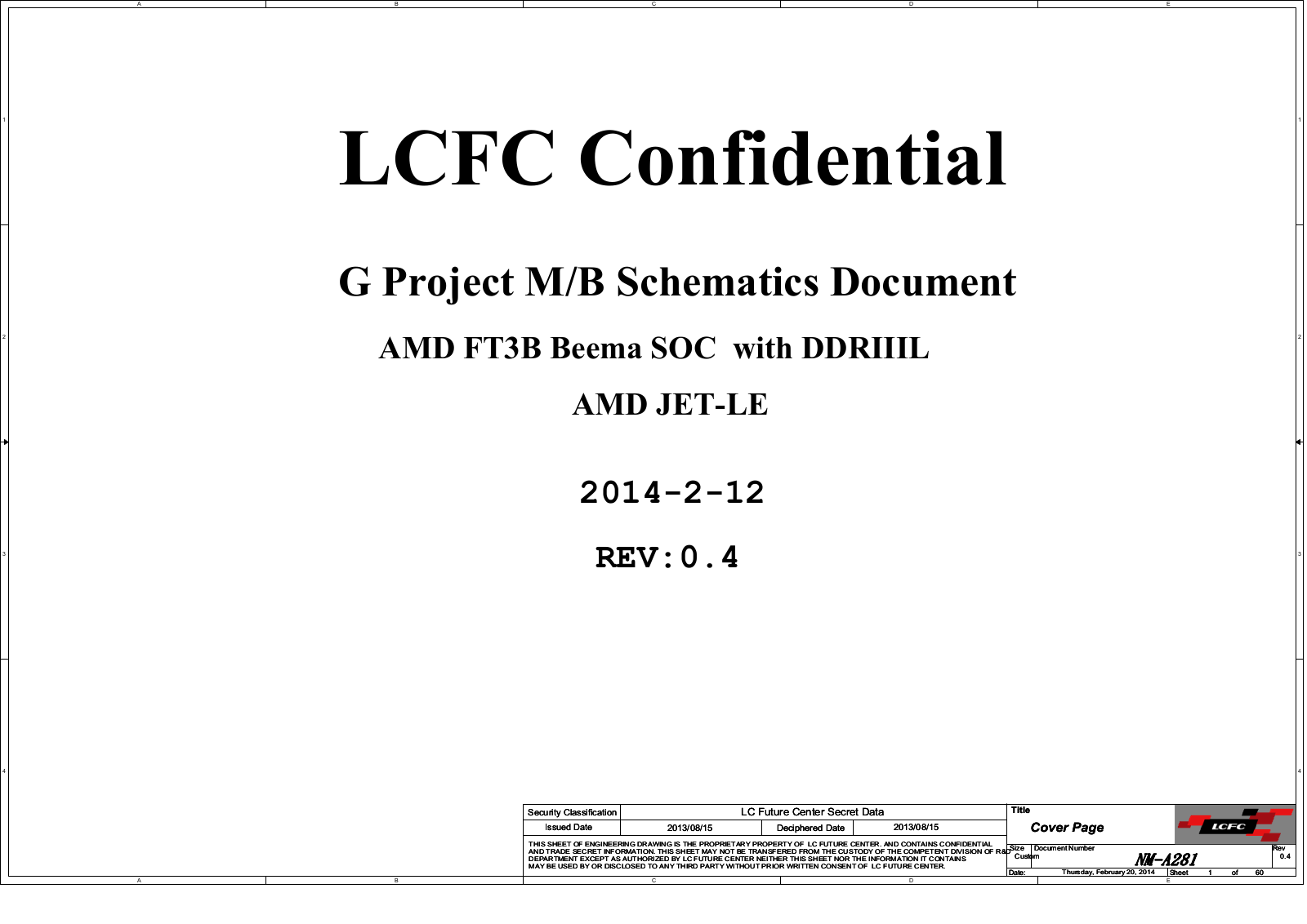 LCFC NM-A281 Schematic - ManualMachine.com