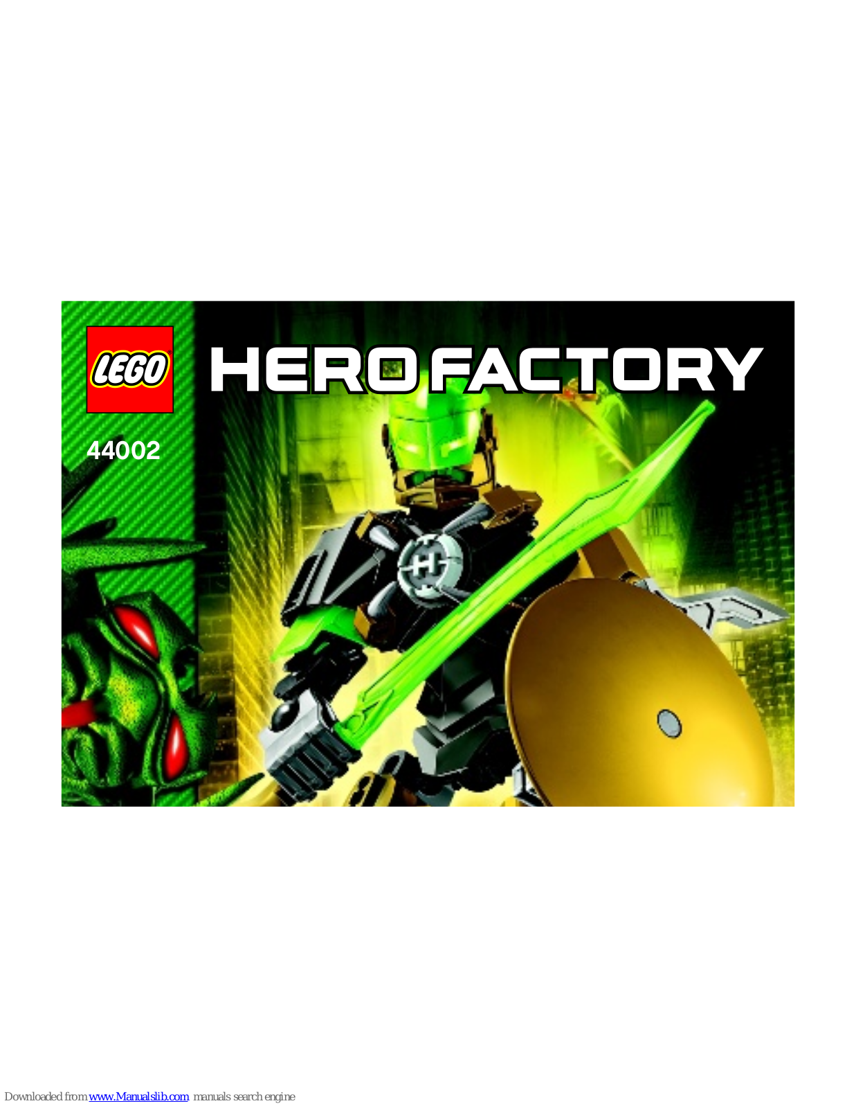 LEGO 44002 Hero Factory, HERO FACTORY 44012 Assembly Manual