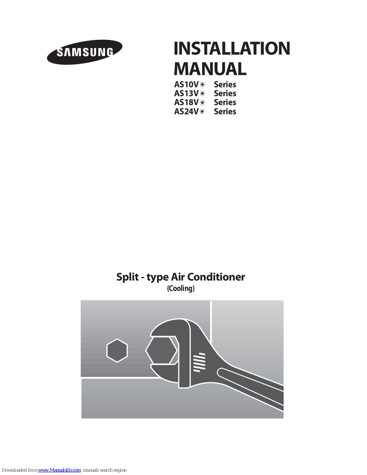 Samsung AS10V Series, AS13V Series, AS18V Series, AS24V Series Installation Manual