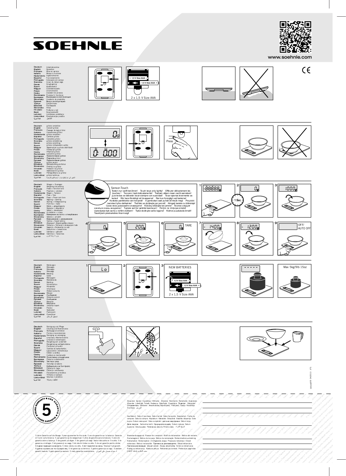 SOEHNLE 66107 User Manual