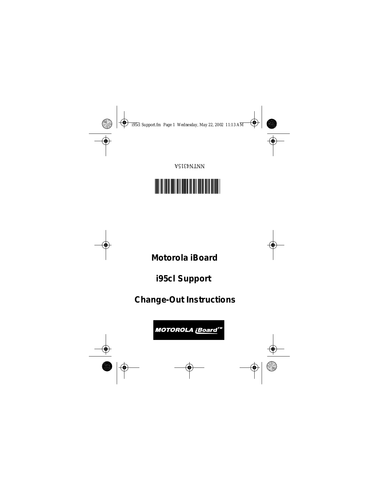 Motorola IDEN I95CL user Manual