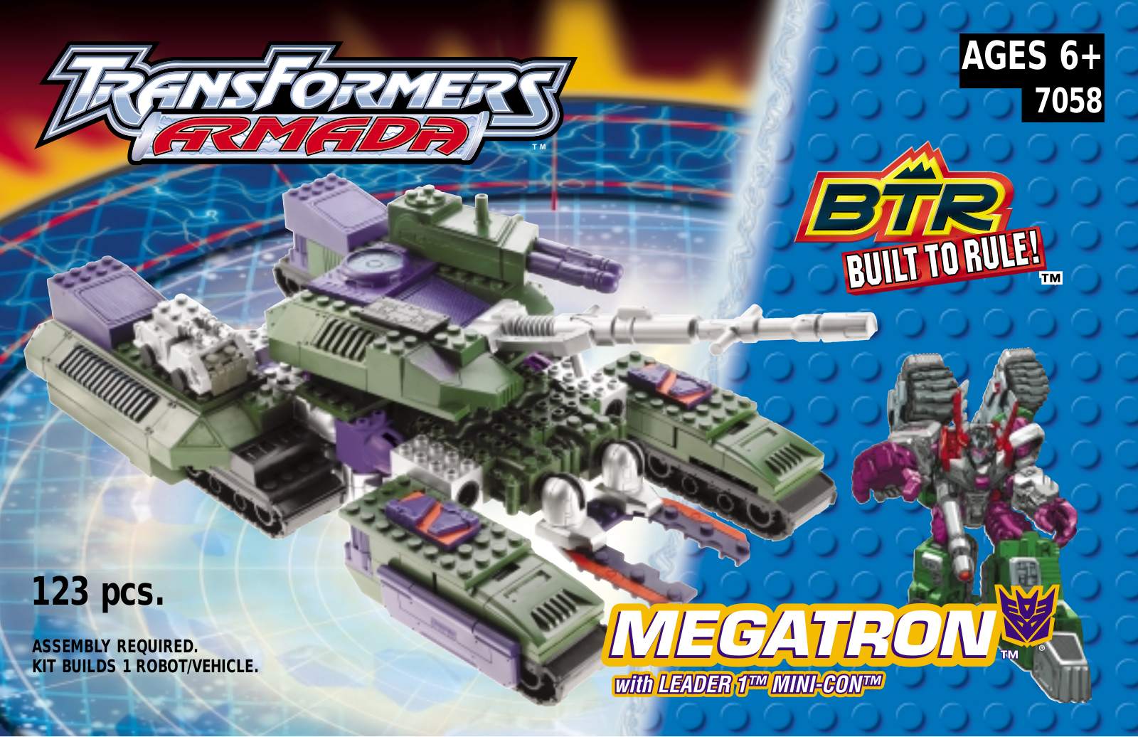 HASBRO BTR - MEGATRON and CYCLONUS With LEADER 1 User Manual