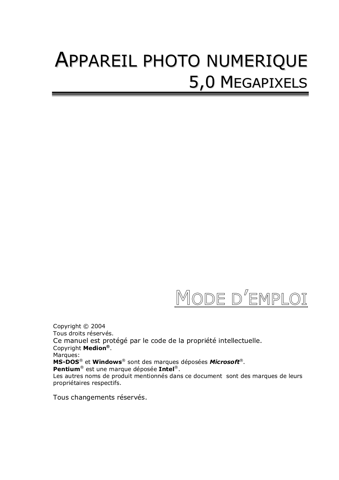 MEDION BDA2998 User Manual