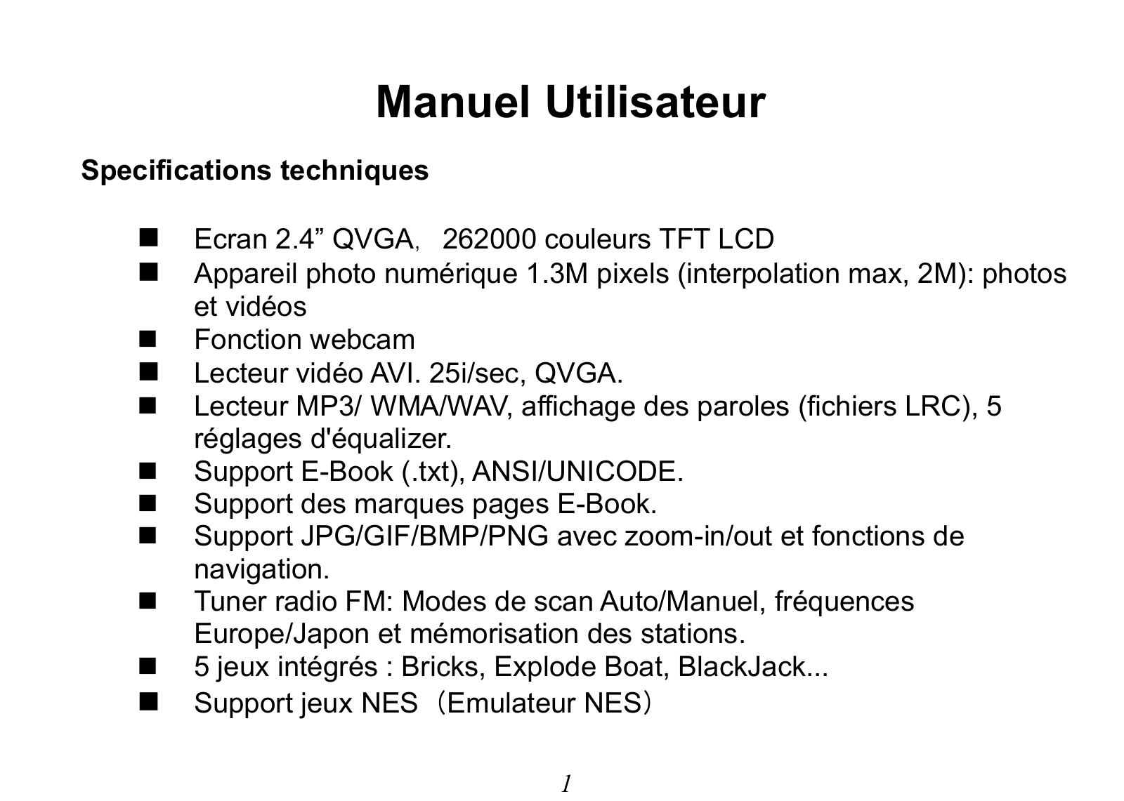 NEONUMERIC NPMP-F1 User Manual