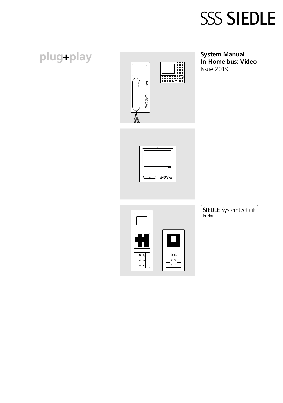 SSS Siedle BNS 750, BFC 850, VIB 150, BTSV 850, BTCV 850 System Manual