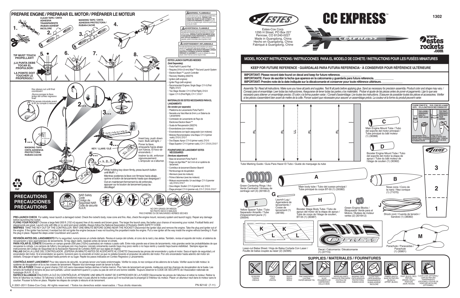 ESTES EXPRESS User Manual