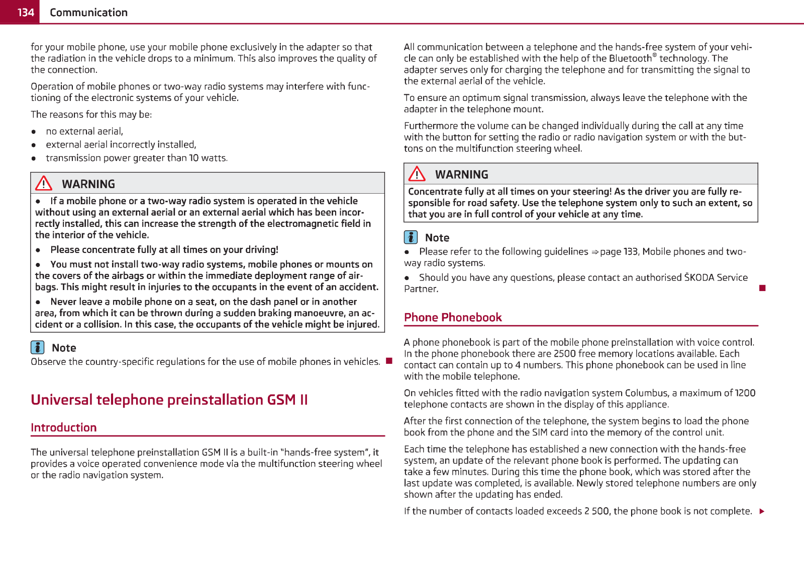 Continental Automotive MIBENTRYRADIO User Manual