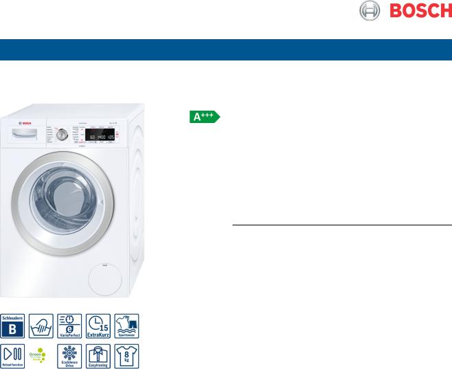 Bosch WAW28570 User Manual