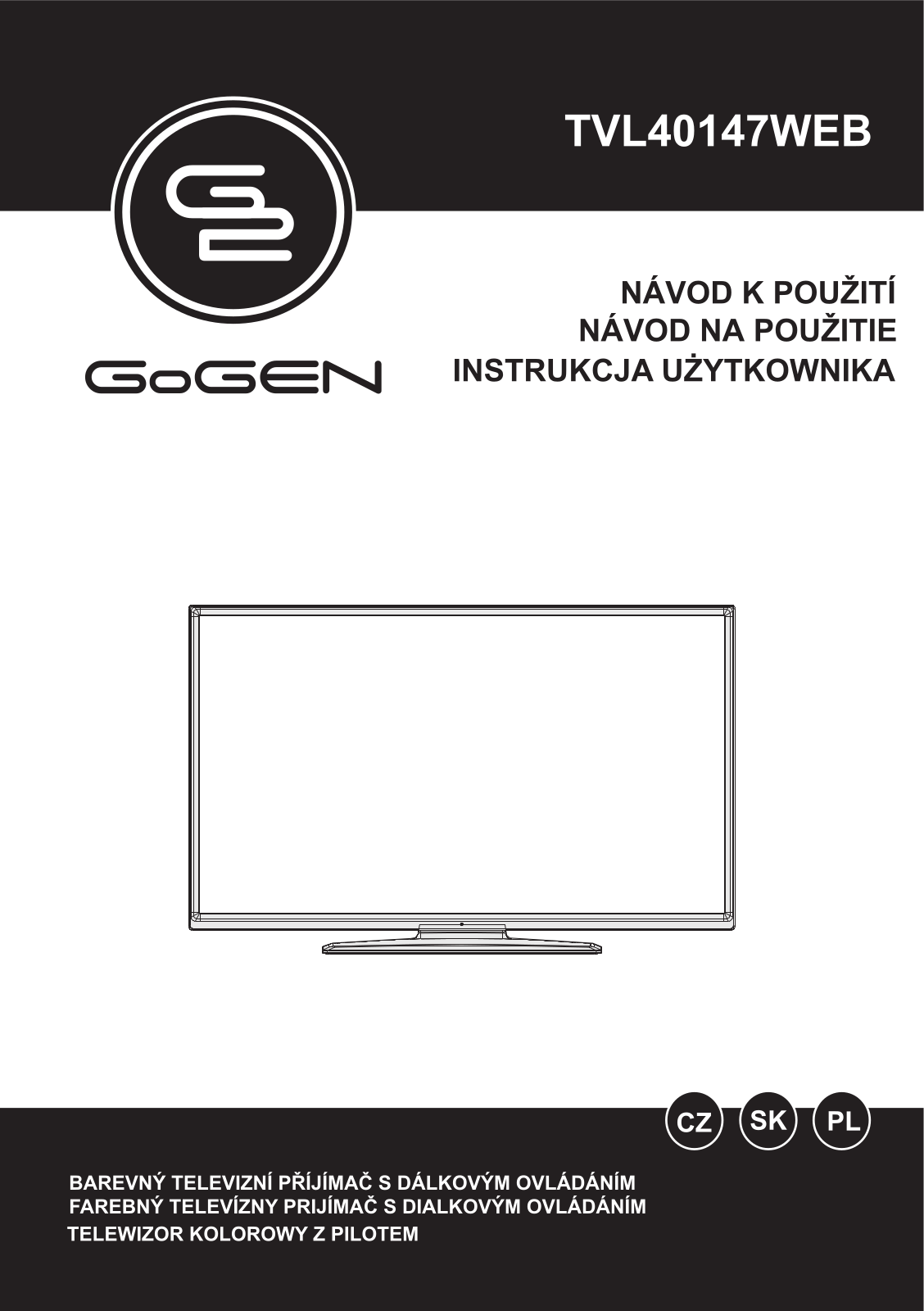 GoGEN TVL 40147 WEB User Manual