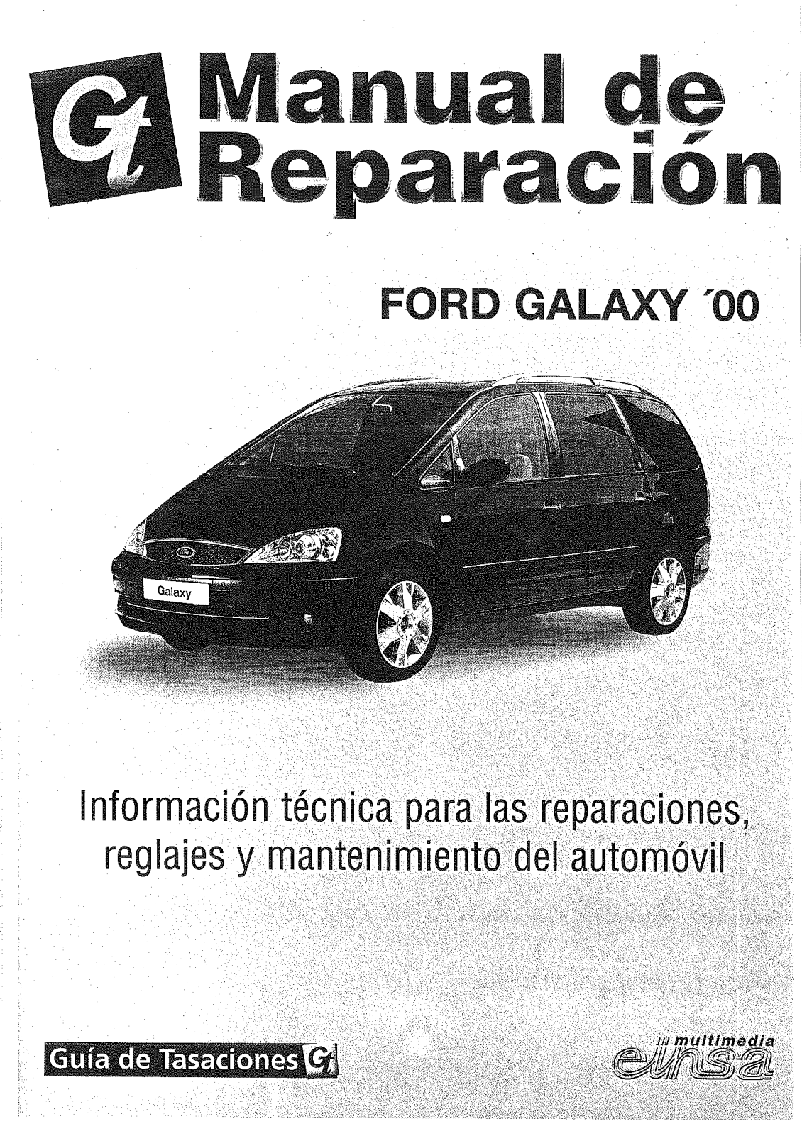 Ford Galaxy 2000 User Manual