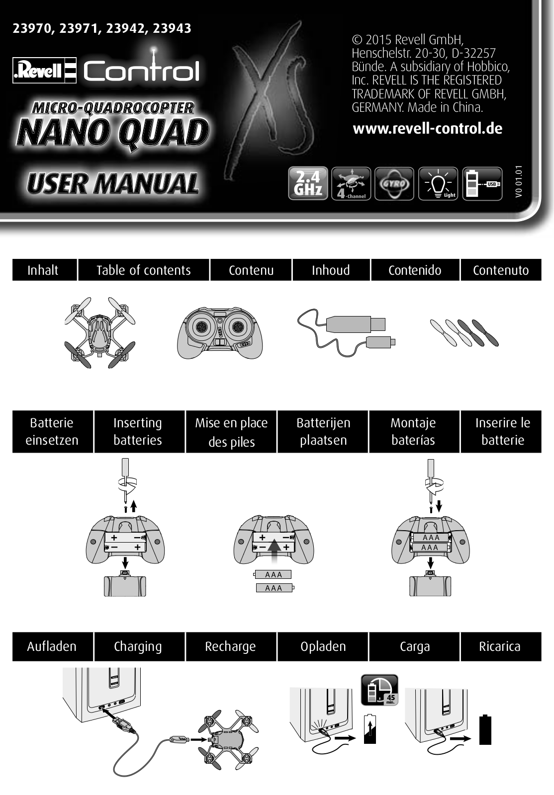 Revell RTF-4CH-GHz Service Manual