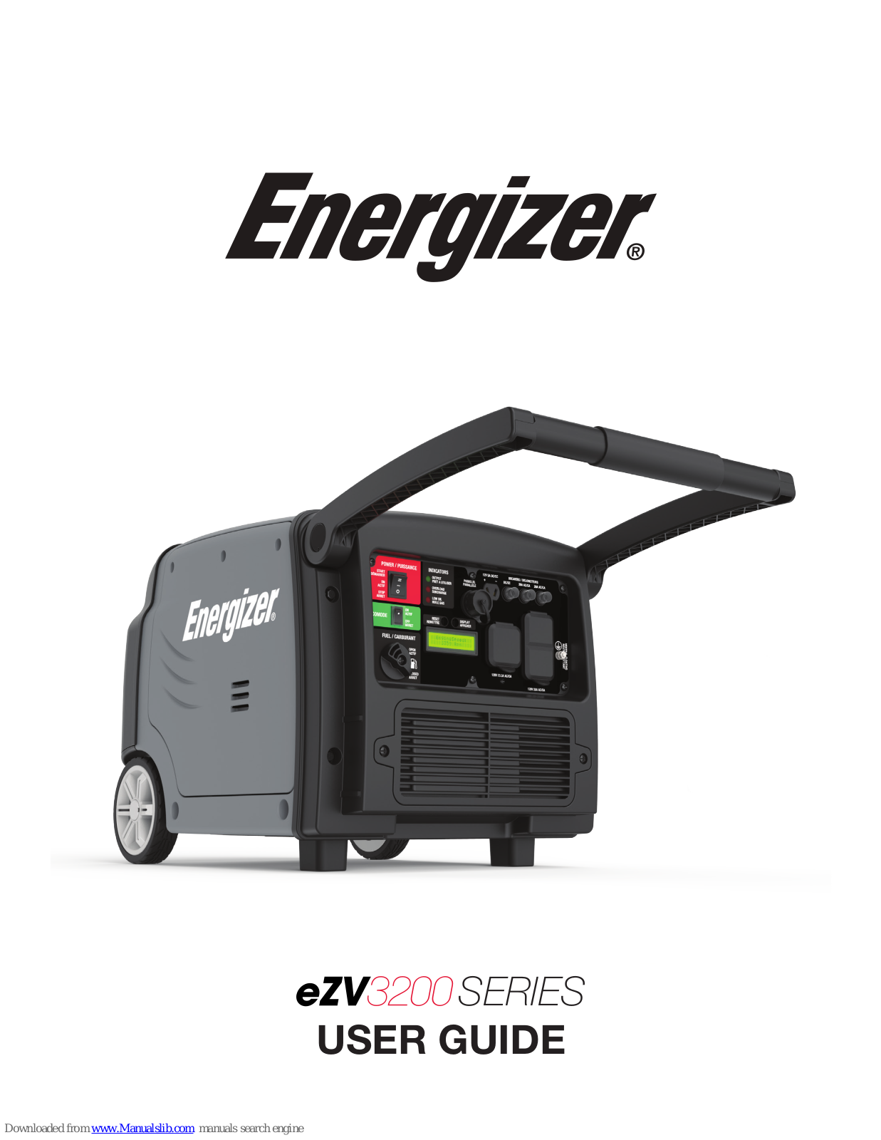 Energizer eZV3200P, eZV3200RV User Manual