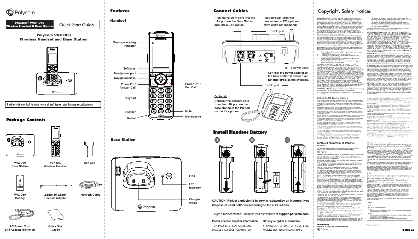 VTech Telecommunications 80 9800 00 User Manual