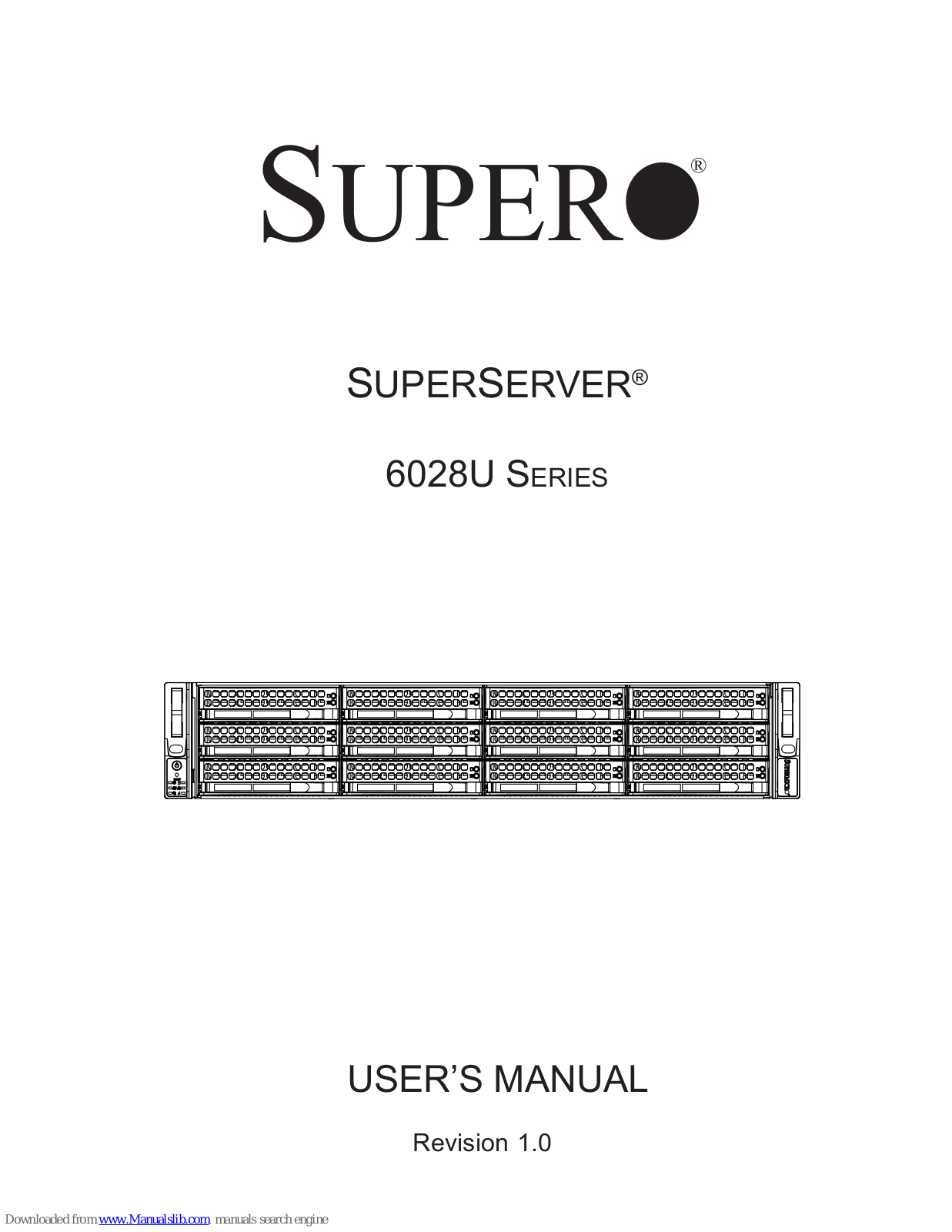 Supero SuperServer 6028U Series User Manual